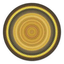Black and gold Kaleidoscope  Sticker
