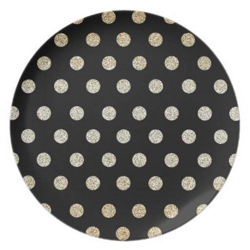 Black And Gold Dinner Plates, Black And Gold Party Plates