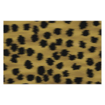 Black and Golden Brown Cheetah Print Pattern. Custom Flyer