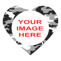 BLACK AND GRAY CAMO STICKER