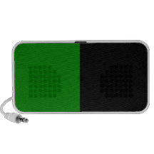 Black and Green Split Color Scheme iPhone Speaker