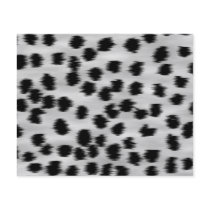 Black and Grey Cheetah Print Pattern. Full Color Flyer