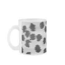 Black and Grey Cheetah Print Pattern. Mug