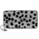 Black and Grey Cheetah Print Pattern. Speaker