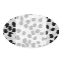 Black and Grey Cheetah Print Pattern. Sticker