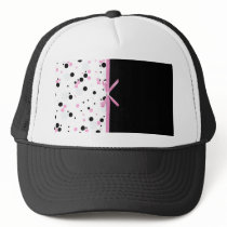 Black and Pink Polka Dot Design