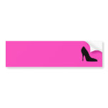 Black and Pink Pumps Bumper Stickers