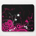 Black and Pink Tattoo mousepads