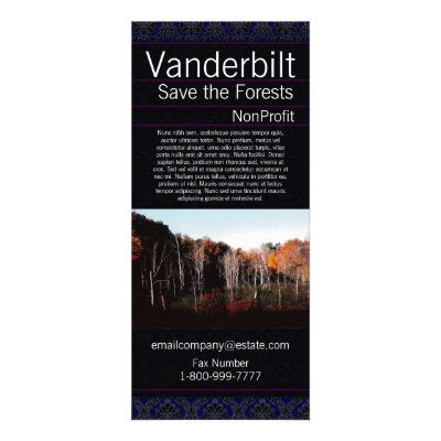 Black and Purple Damask  Rack Card by samack