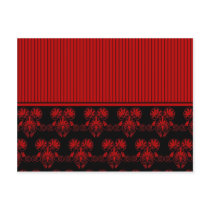 Black and Red Heart Pattern (2)
