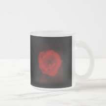 Black and Red Rose. Mug