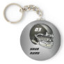 Black and Silver Football Helmet