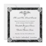 Black and Silver Invitation