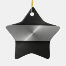 Black And Steel Ornaments