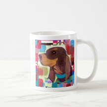 Black and Tan Coonhound Coffee Mug