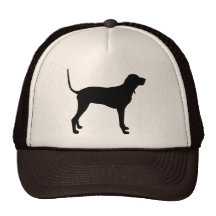 Black and Tan Coonhound Gear Mesh Hats