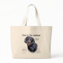 Black and Tan Coonhound History Design Tote Bags