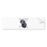 Black and Tan Coonhound History Design Bumper Stickers