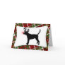 Black and Tan Coonhound Reindeer Christmas Card