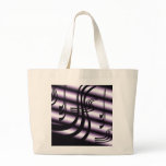 Black and White Abstract Bag