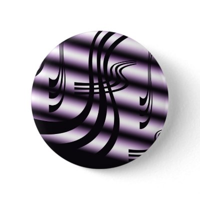 Black And White Abstract Button by SjStevenson