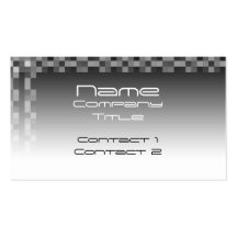 Black and White Abstract Modern Design. Business Card Templates