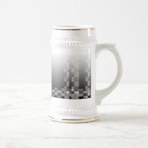 Black and White Abstract Modern Design. Coffee Mug
