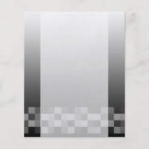 Black and White Abstract Modern Design. Full Colour Flyer