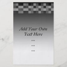 Black and White Abstract Modern Design. Personalised Flyer