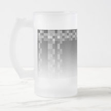 Black and White Abstract Modern Design. Mugs