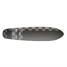 Black and White Abstract Modern Design. Custom Skate Board