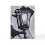 Black and White aceo Birthday Card