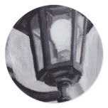 Black and White aceo Sticker