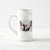 Black and White and Red All Over Mugs