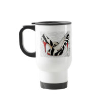 Black and White and Red All Over Mugs