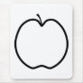 Black and White Apple. Mouse Pads