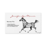 Black and White Arabian Horse business cards