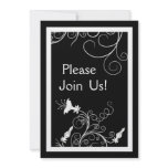 Black and White Art Deco Custom Invitations