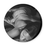 Black and White art magnets
