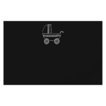 Black and White Baby Stroller. Flyers