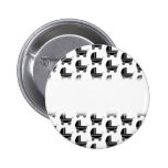 Black and White Baby Stroller Pattern. Pinback Buttons