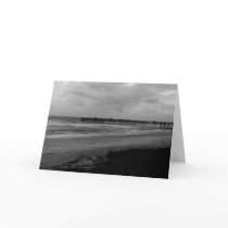 Black and White Beach Photography