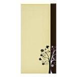 Black and White blossom and butterflies photo cards