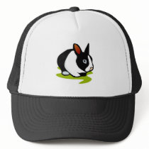 black and white bunny rabbit hats
