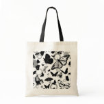 Black and White Butterfly Bag