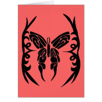black and white butterfly cards