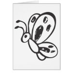 Black and White Butterfly in Sketch Form