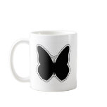 Black and White Butterfly mugs