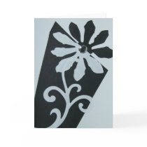 Black and White card