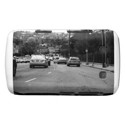 Black And White Cars Blackberry Case by Supernova23a